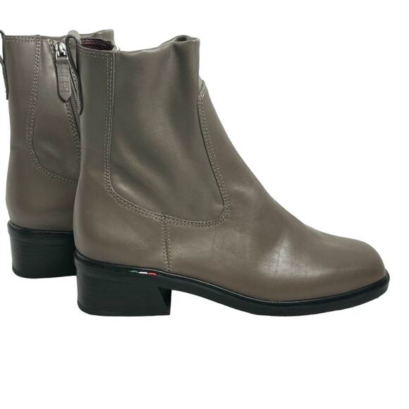 Franco Sarto Gracelyn Leather Square Toe Zip Ankle Boot Size 9.5 Wide NEW - Picture 3 of 10